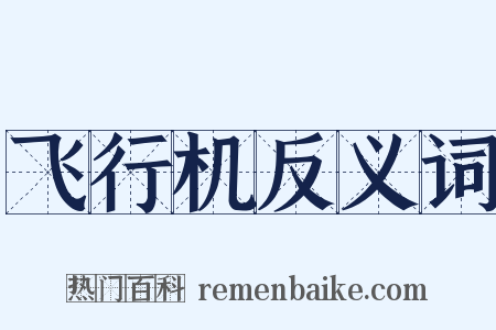 飞行机反义词是什么意思的图片